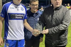 Eoin O'Donovan MOTM JAHC Final. Award Sponsored by Allen's Bar Riverstick